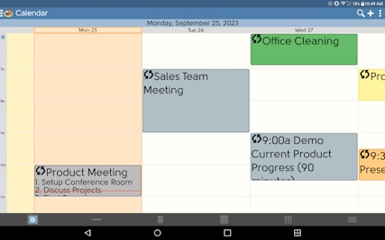 DejaCalendar - Android Tablets